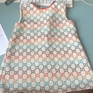 Baby GG cotton jacquard dress